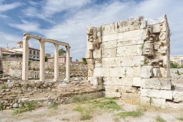 Biblioteca de Adriano, Atenas, Grecia — Foto de Stock