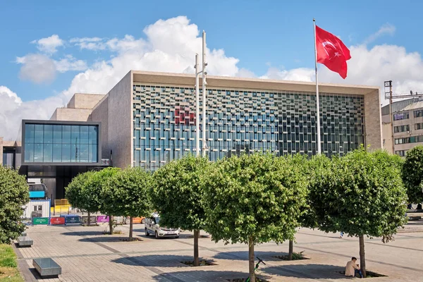 Istanbul Turkey Lipiec 2021 Widok Zewnątrz Nowo Wybudowanego Ataturka Kultura — Zdjęcie stockowe