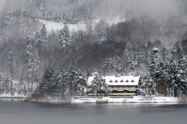Abant Gölü kış, Bolu - Türkiye