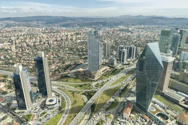 Levent bölgesi, Istanbul, Türkiye — Stok fotoğraf