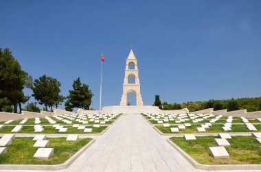 Martyrs' Memorial For 57th Infantry Regiment, Canakkale, Turkey clipart