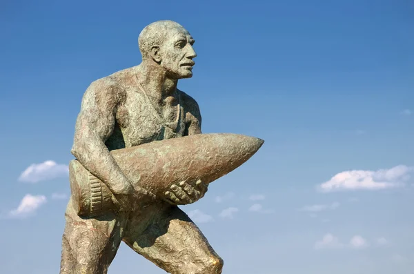 Staty av korpral Seyit, Çanakkale, Turkiet — Stockfoto