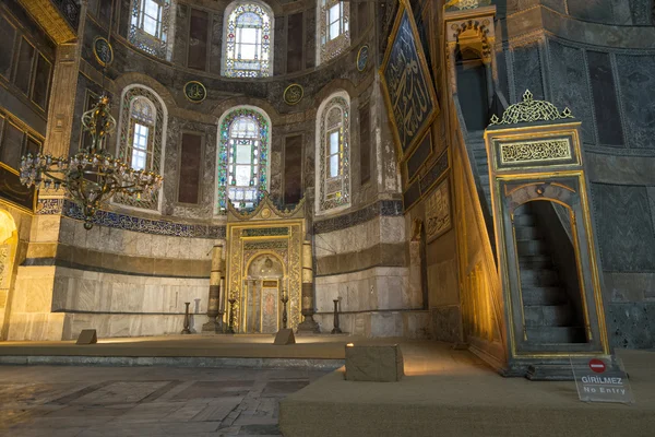 Hagia Sophia Interior, Istambul, Turquia — Fotografia de Stock