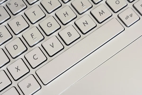 Ноутбуковая клавиатура — стоковое фото