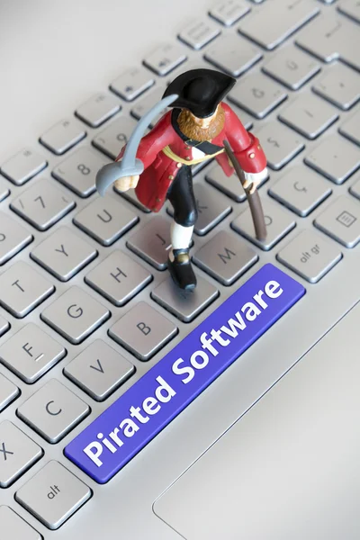 Software pirata — Foto de Stock