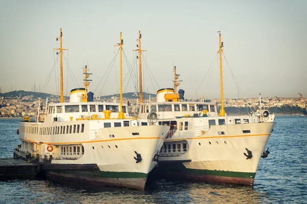 Passenger Ferries, Istanbul, Turkey — Stock Photo, Image