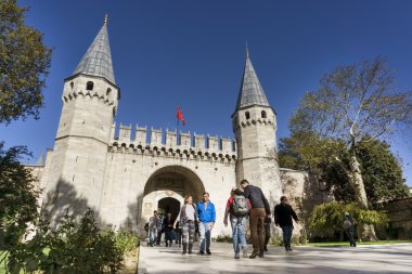 Selamlama kapısı, Topkapı Sarayı, Istanbul, Türkiye'nın