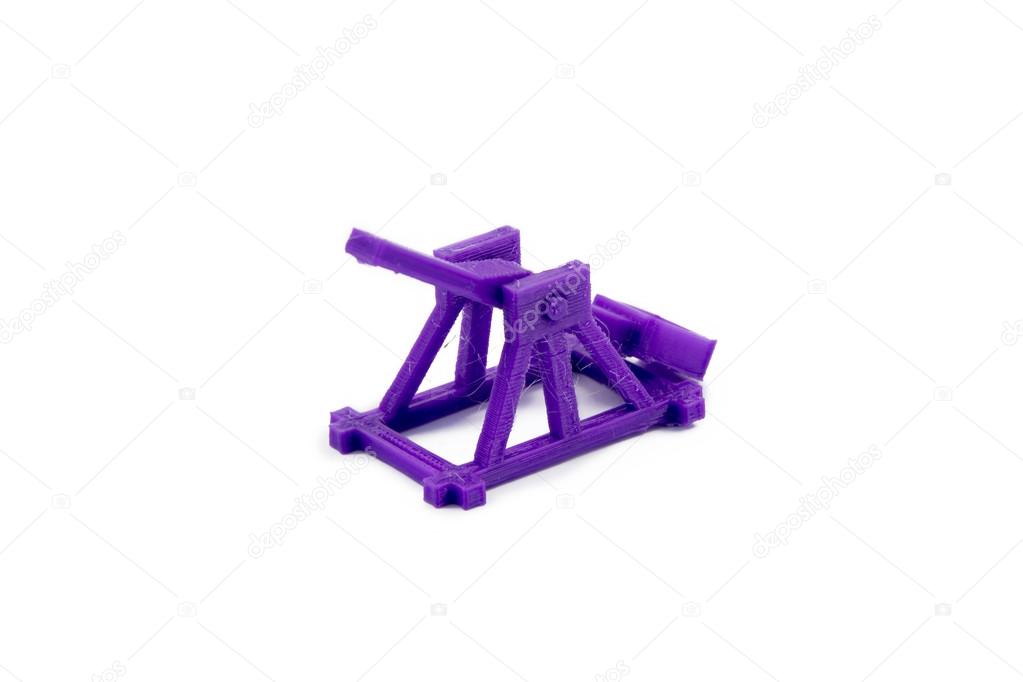 3D Printed Model Of A Medieval Catapult