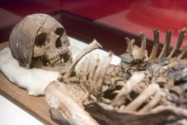 Momia del Rey Sidonio Tabnit en el Museo de Arqueología de Estambul, Turquía —  Fotos de Stock