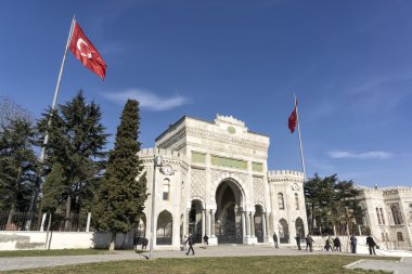Istanbul University, Beyazit Square, Istanbul, Turkey clipart