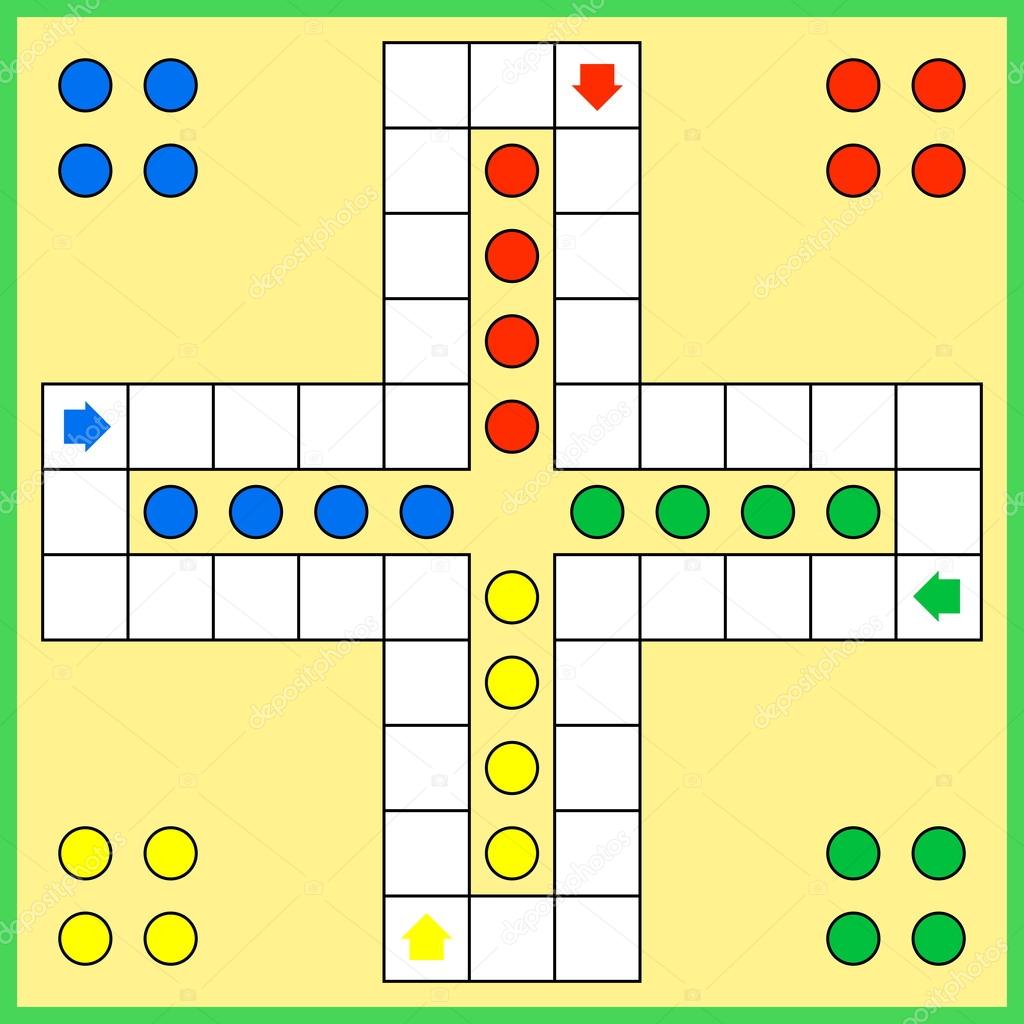 Vetores de Ludo Jogo De Tabuleiro Para Impressão Com Ilustração Vetorial e  mais imagens de Ludo - Jogo de tabuleiro - iStock