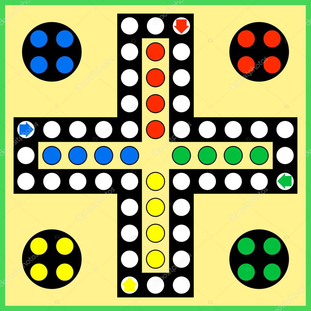 Vetores de Ludo Jogo De Tabuleiro Para Impressão Com Ilustração Vetorial e  mais imagens de Ludo - Jogo de tabuleiro - iStock