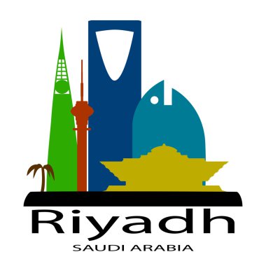 Riyad Suudi Arabistan manzarası siluet
