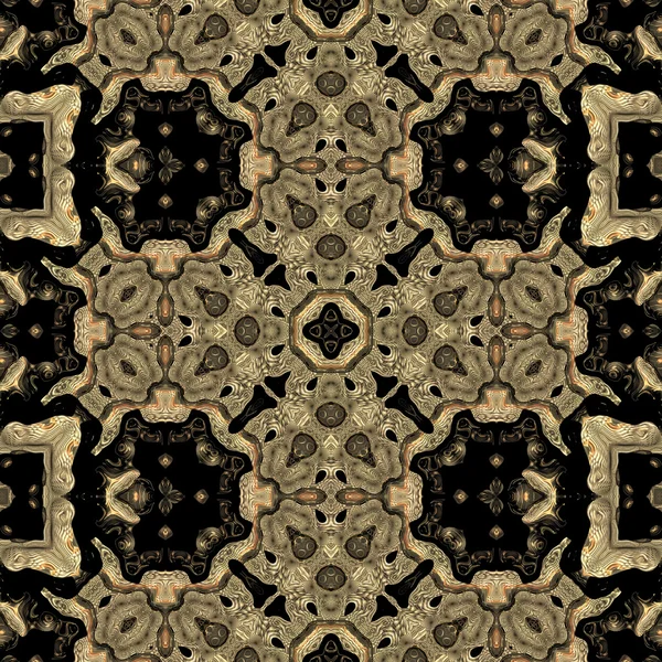 Kaleidoscopic seamless generated texture — Stock Photo, Image