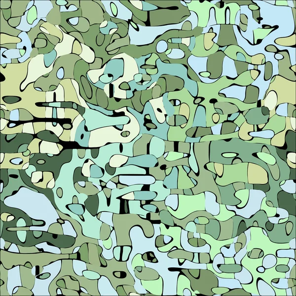 Patrón de vector de animales de mosaico de color abstracto — Vector de stock