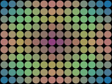 Degrade düşük Poli daire stil vektör mozaik arka plan