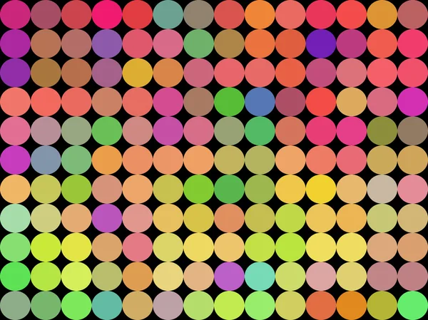 Färger låg poly cirkel style vektor mosaik bakgrund — Stock vektor