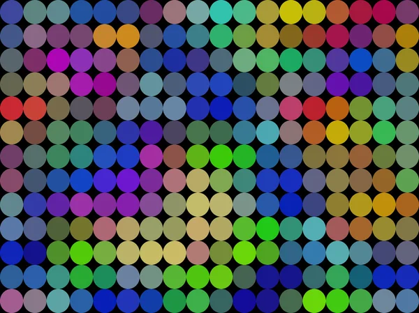 Colores bajo poli círculo estilo vector mosaico fondo — Archivo Imágenes Vectoriales