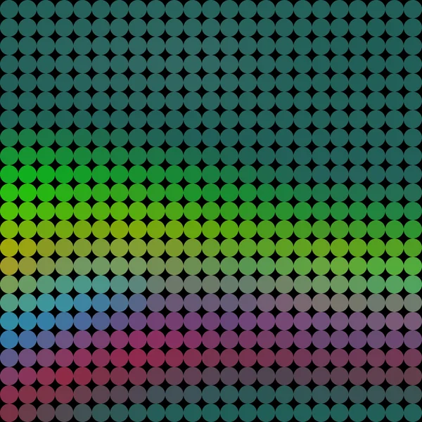 Regenboog laag poly cirkel stijl vector mozaïek achtergrond — Stockvector