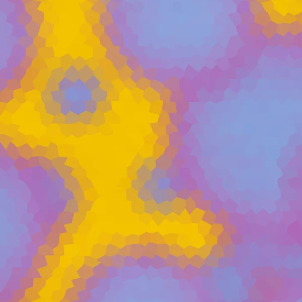 色低ポリ六角形スタイルのベクトル モザイクの背景 — ストックベクタ