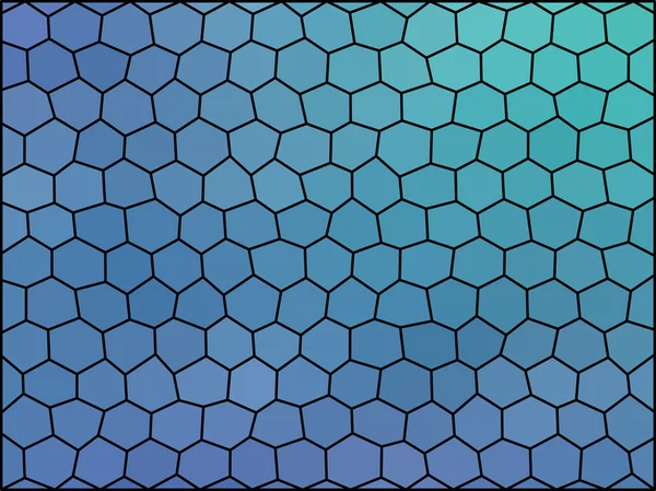 Gradient bas poly hexagone style vectoriel mosaïque fond — Image vectorielle