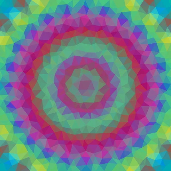 Ornement bas poly triangle style vectoriel mosaïque fond — Image vectorielle