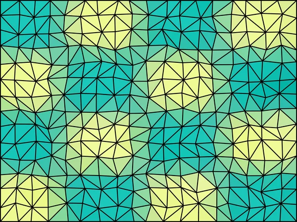 Pola gaya segitiga rendah vektor latar belakang mosaik - Stok Vektor