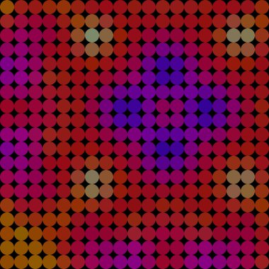 Desen düşük Poli daire stil vektör mozaik arka plan