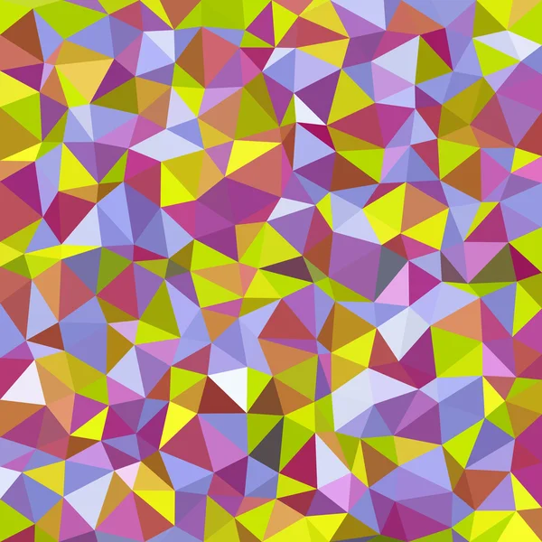 Kaleidoscopic low poly triangle style vector mosaic background — Stock Vector