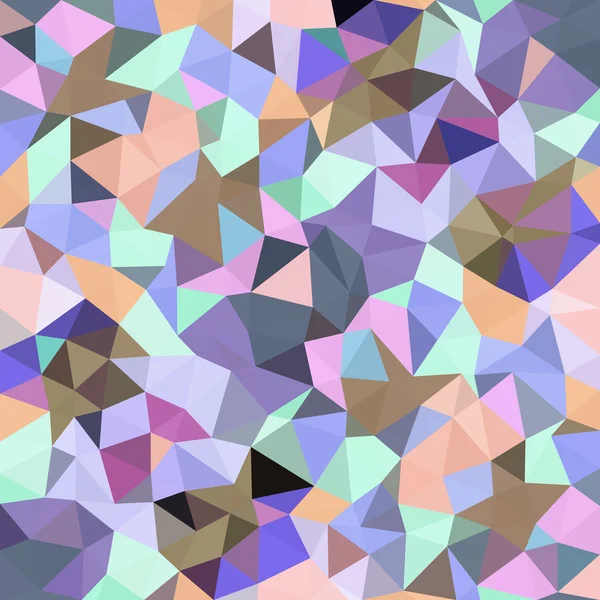 Kaleidoskopische Low-Poly-Dreieck-Stil Vektor-Mosaik Hintergrund — Stockvektor