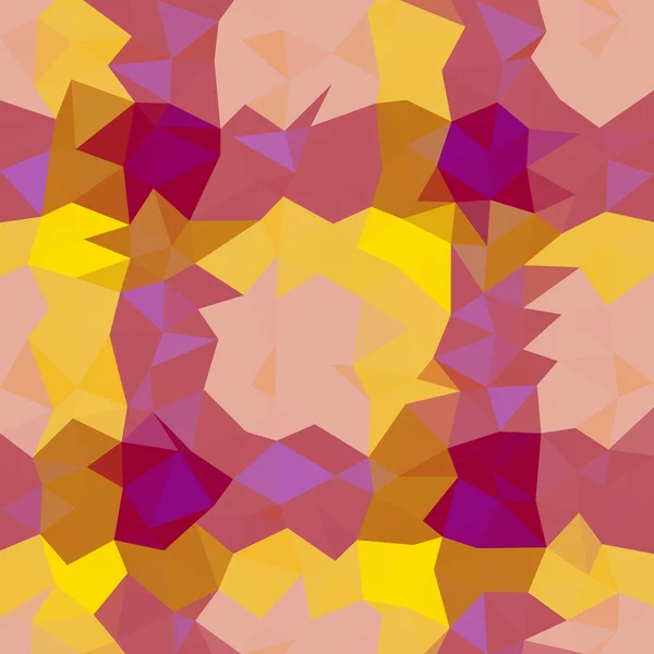 Kaleidoskopische Low-Poly-Dreieck-Stil Vektor-Mosaik Hintergrund — Stockvektor