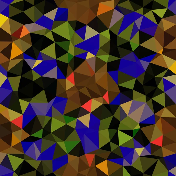 Kaleidoskopische Low-Poly-Dreieck-Stil Vektor-Mosaik Hintergrund — Stockvektor