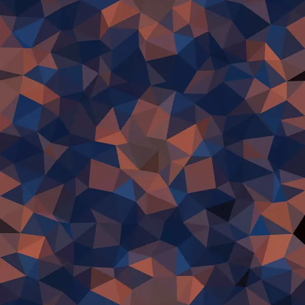 Калейдоскопический низкополи-треугольный векторный мозаичный фон — стоковый вектор