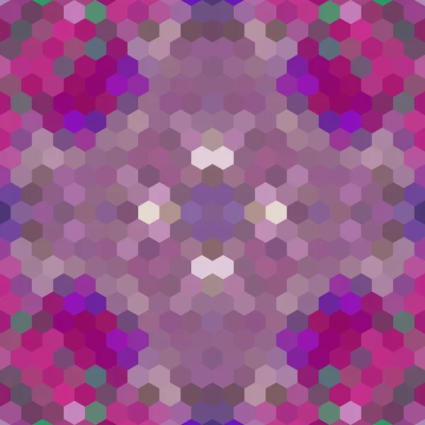Kalejdoskopisk låg poly hexagon style vektor mosaik bakgrund — Stock vektor