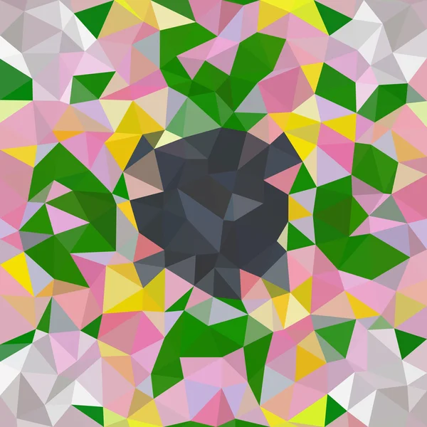 Kaléidoscopique bas poly triangle style vectoriel mosaïque fond — Image vectorielle