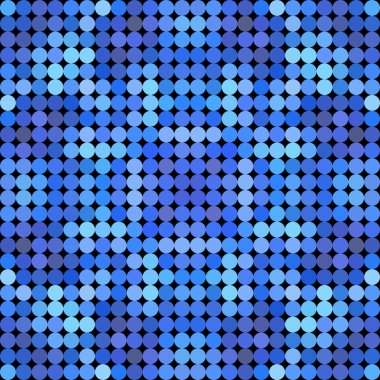 Sürekli değişen düşük Poli daire stil vektör mozaik arka plan