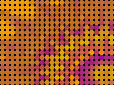 Yıldız düşük Poli daire stil vektör mozaik arka plan