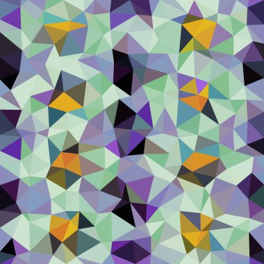 Sürekli değişen düşük Poli üçgen stil vektör mozaik arka plan