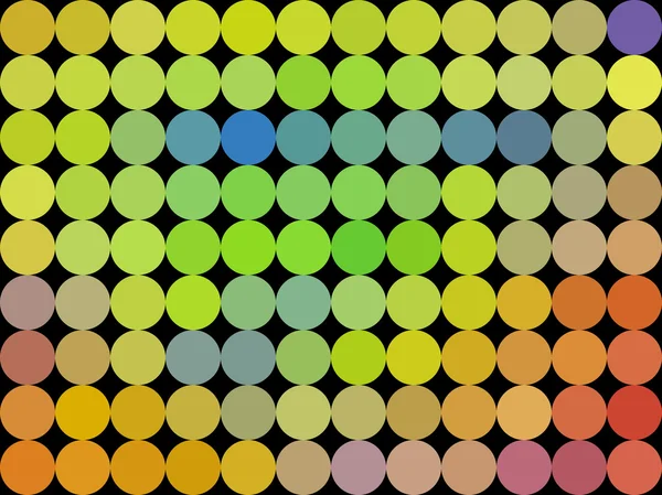 Kleuren laag poly cirkel stijl vector mozaïek achtergrond — Stockvector