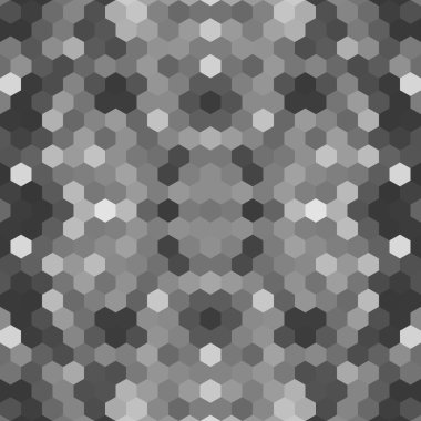 Sürekli değişen düşük Poli altıgen stil vektör mozaik arka plan