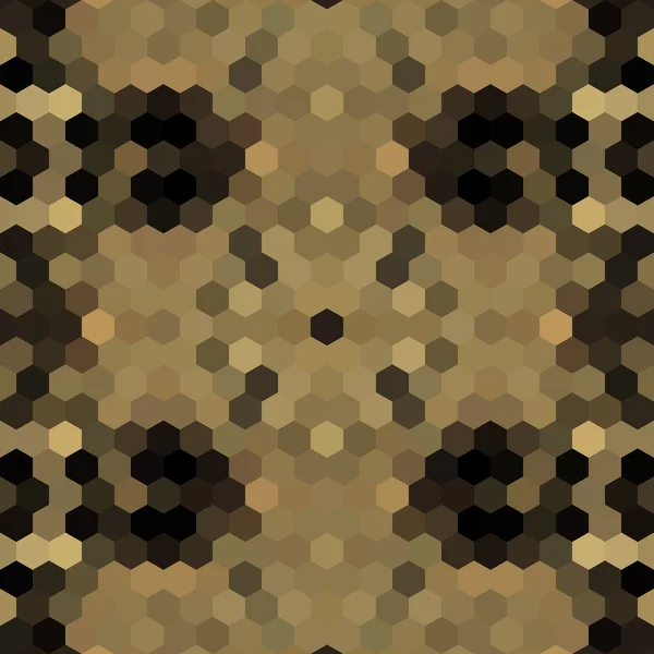 Kaléidoscopique bas poly hexagone style vectoriel mosaïque fond — Image vectorielle