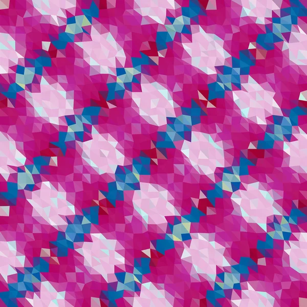 Kaleidoskopische Low-Poly-Dreieck-Stil Vektor-Mosaik Hintergrund — Stockvektor