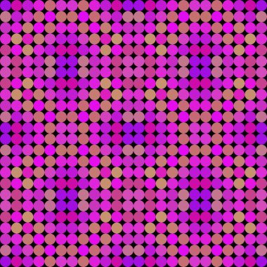 Sürekli değişen düşük Poli daire stil vektör mozaik arka plan