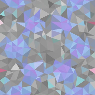 Sürekli değişen düşük Poli üçgen stil vektör mozaik arka plan