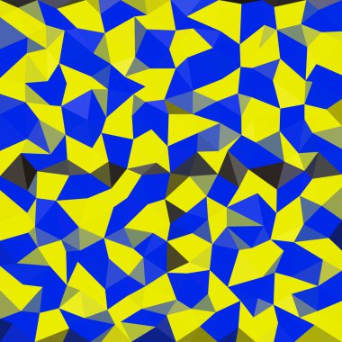 Sürekli değişen düşük Poli üçgen stil vektör mozaik arka plan