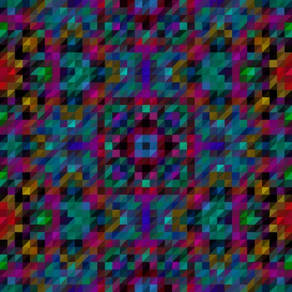 Latar belakang mosaik poly triangle rendah gaya Kaleidoscopic - Stok Vektor