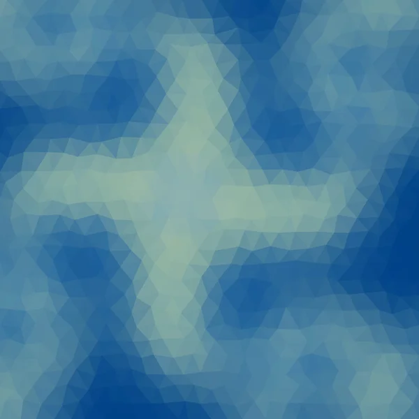 Estrella baja poli triángulo estilo vector mosaico fondo — Archivo Imágenes Vectoriales
