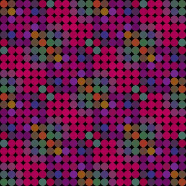 Sürekli değişen düşük Poli daire stil vektör mozaik arka plan