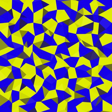 Sürekli değişen düşük Poli üçgen stil vektör mozaik arka plan