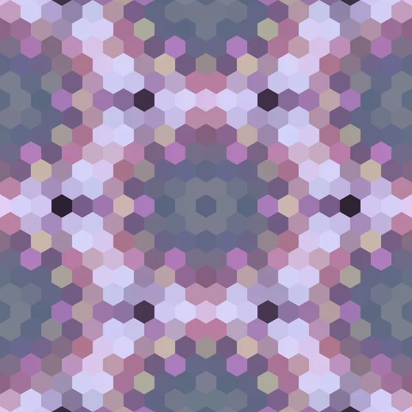 Kaleidoscopic baixo poli hexágono estilo vetor mosaico fundo —  Vetores de Stock